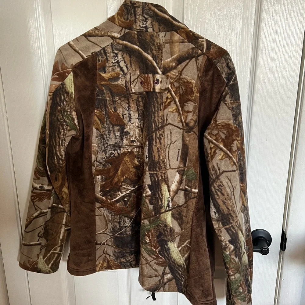 Field & Stream Brown and Green Utility Jacket Outdoor Essential - Picture 2 of 3